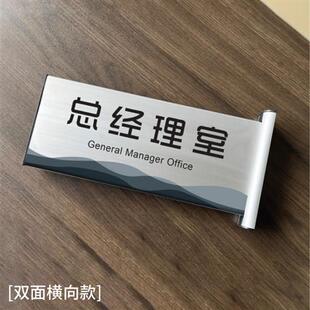铝合金科室牌侧挂式单双面UV科室牌公司办公室门牌总经理室财务处