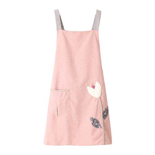 2021新款网红爆款围裙家用厨房可爱女画画防水防油纯棉餐饮男专用