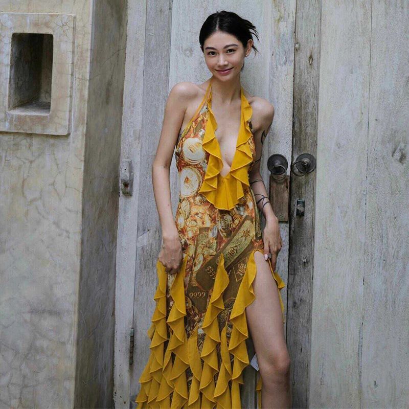法式复古高级感抽象印花