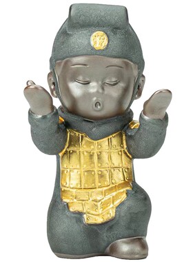 兵马俑笔架搁陶瓷创意中式特色z送老外小礼物西安文创纪念饰品摆