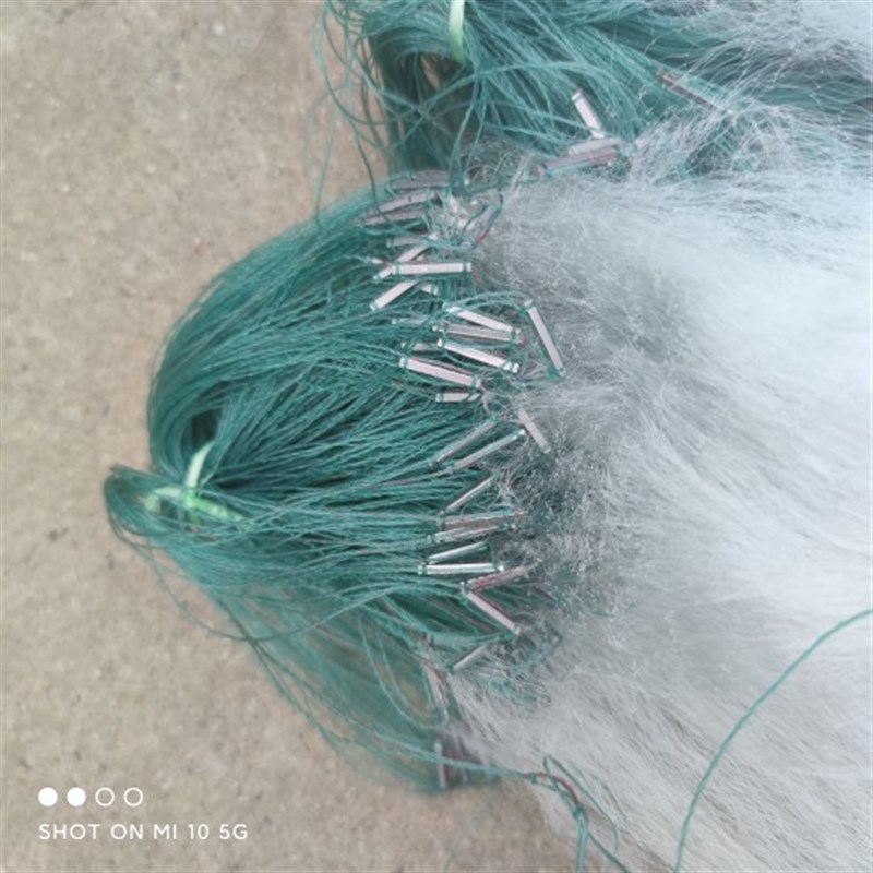 单层一指789分l沉网浮网50米长白条麦穗马口丝网挂子