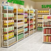 货架超市便利店多功能自由组w合商店小卖部单面双面多层挂钩展示