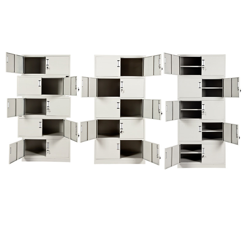 分体五节b档案凭证柜连体文件柜带层板资料柜钢制办公柜铁皮储物