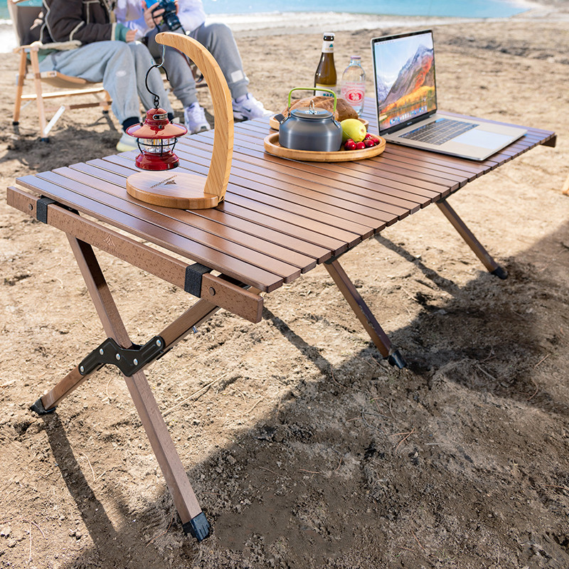 户外实木折叠蛋卷桌沙滩大小号便携茶几露营台Q自驾野餐庭院烧烤,户外/登山/野营/旅行用品,户外桌子,淘宝优惠券,粉丝福利购,淘宝优惠卷