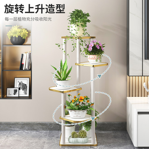 客厅沙发电视柜旁边落地摆件置物艺术H床头卧室轻奢高级装饰品大
