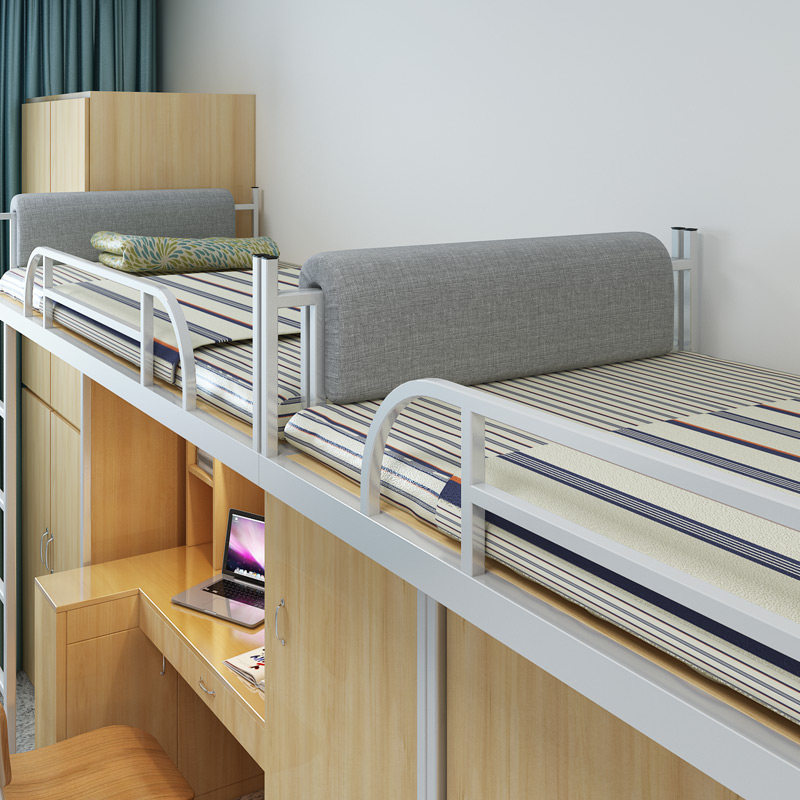 学生宿舍单人h床头靠垫防撞上下铺伴侣铁艺床靠儿童上下铺寝室软