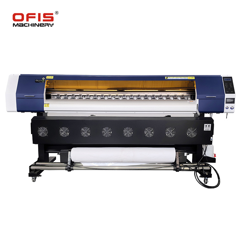 厂家压电写真机数码印刷机宽幅机器户内外广告车贴喷绘机双头打印