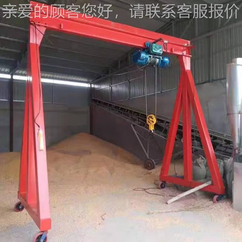 小型动龙门架2tt5t制作安装手SGU移电推式门架龙动简易轻型龙门架