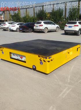 精密零车件车转运轨电动平车遥控电动胶TIR轮平板万无向行走地间