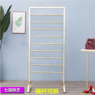子包裝 圍巾架子絲巾展示架落地式 服裝 店褲 K紙布料花店絲帶展示架