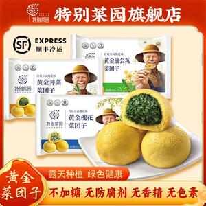特别菜园蒲公英菜团子600g袋荠菜槐花营养粗粮健康轻食餐