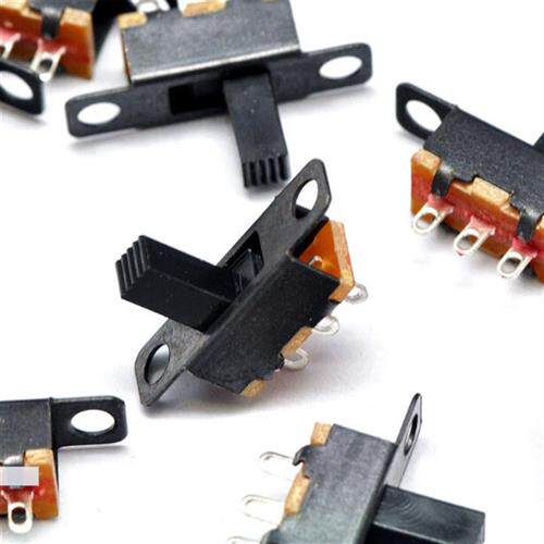SS12F15VG6杠杆式拨动开关 3脚2档 横柄式 柄高6MM (10个)