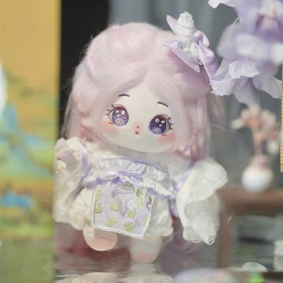 长发高温丝棉花娃娃星眠原创正品无属性女娃可换装出生证现货