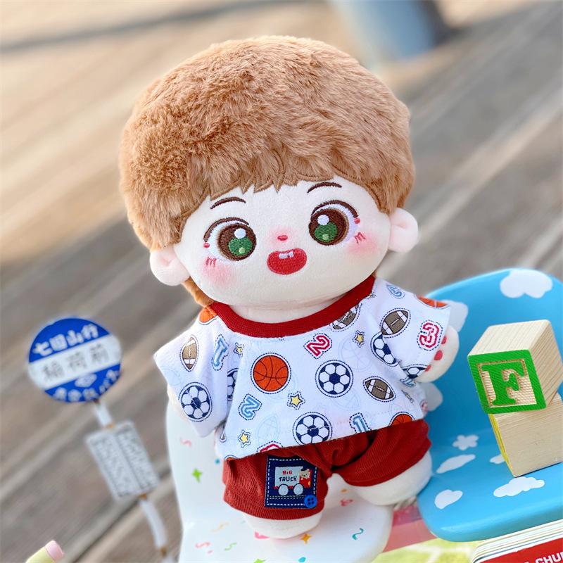 原创新款胖胖体张泽禹明星娃娃20cm毛绒可爱宝宝玩偶节日送出生证
