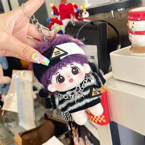 10cm挂件张艺兴棉花娃娃小莲宝新款明星宝宝毛绒公仔包包挂饰礼品