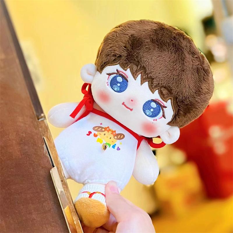 刘宇棉花娃娃明星玩偶原创现货20cm毛绒公仔同学节日礼物送出生证