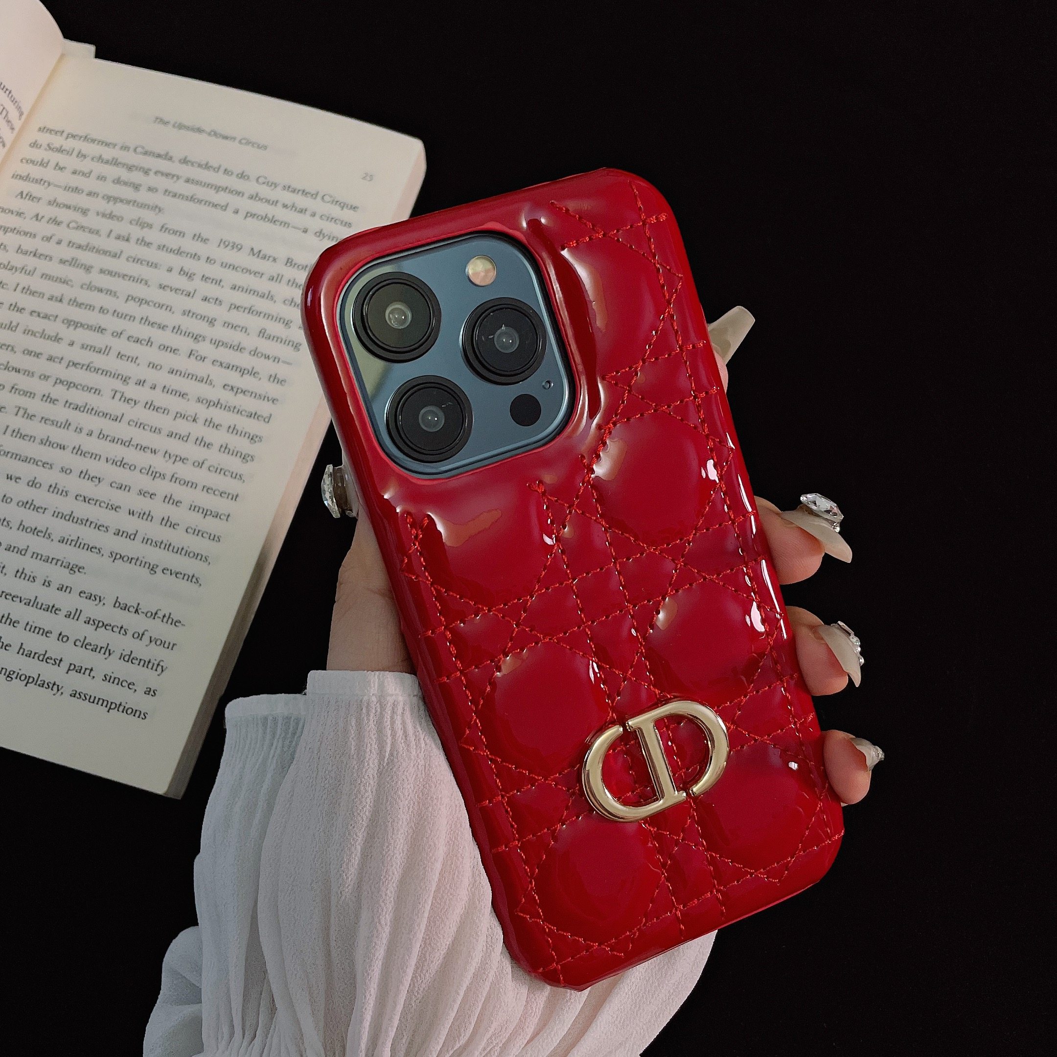 新款16pro潮牌CD标车线格纹光面17适用苹果15promax手机壳iPhone14女13pro胶皮12半包11硬防摔保护套欧美高级,3C数码配件,手机保护套/壳,淘宝优惠券,粉丝福利购,淘宝优惠卷