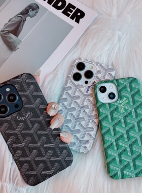 新款16pro经典欧美17air潮牌狗牙15适用苹果13手机壳iPhone14promax情侣12pro男女11个性保护套皮质网红同款