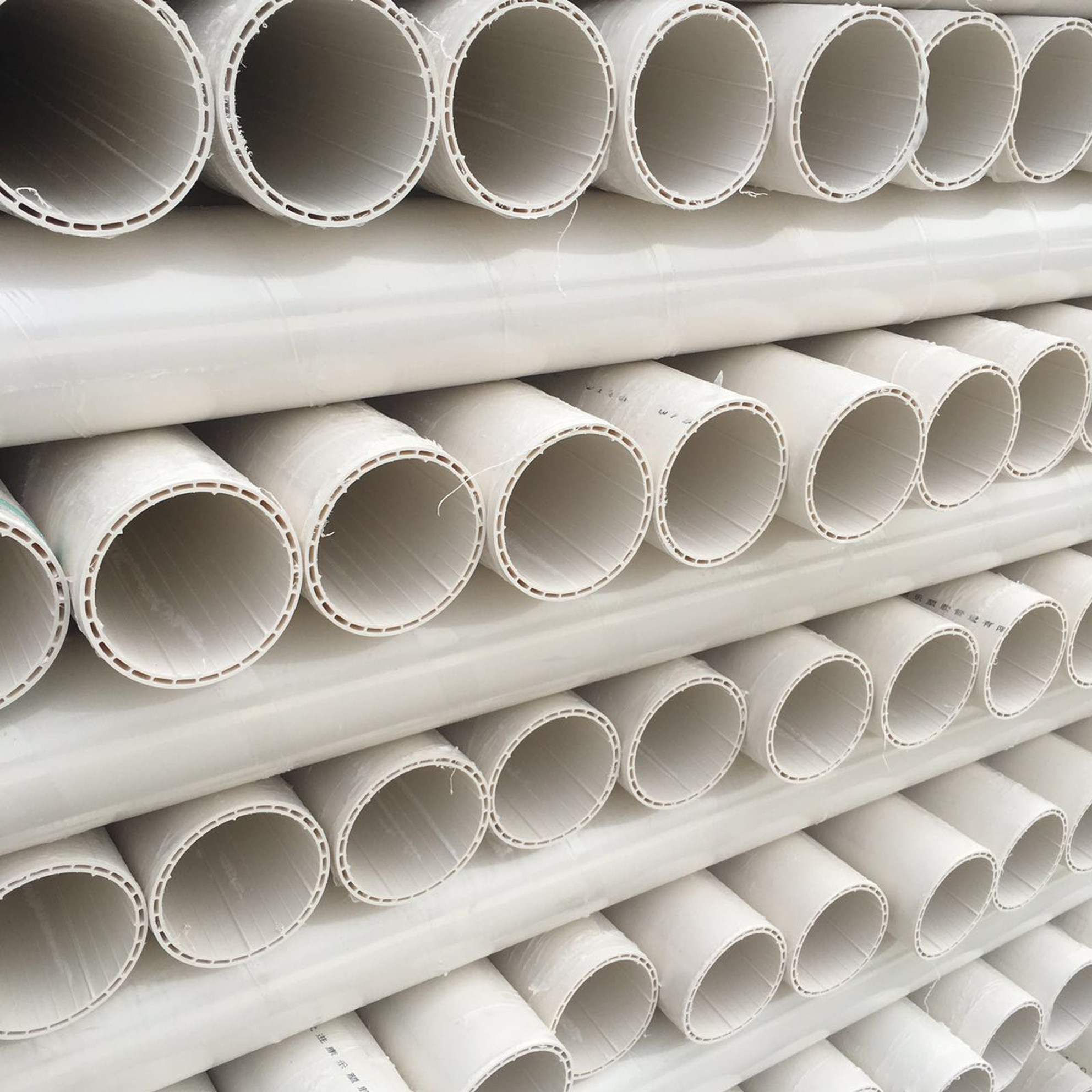 排水管实壁 中空壁螺旋消音管50/75/110/160单壁双壁隔音降噪下水