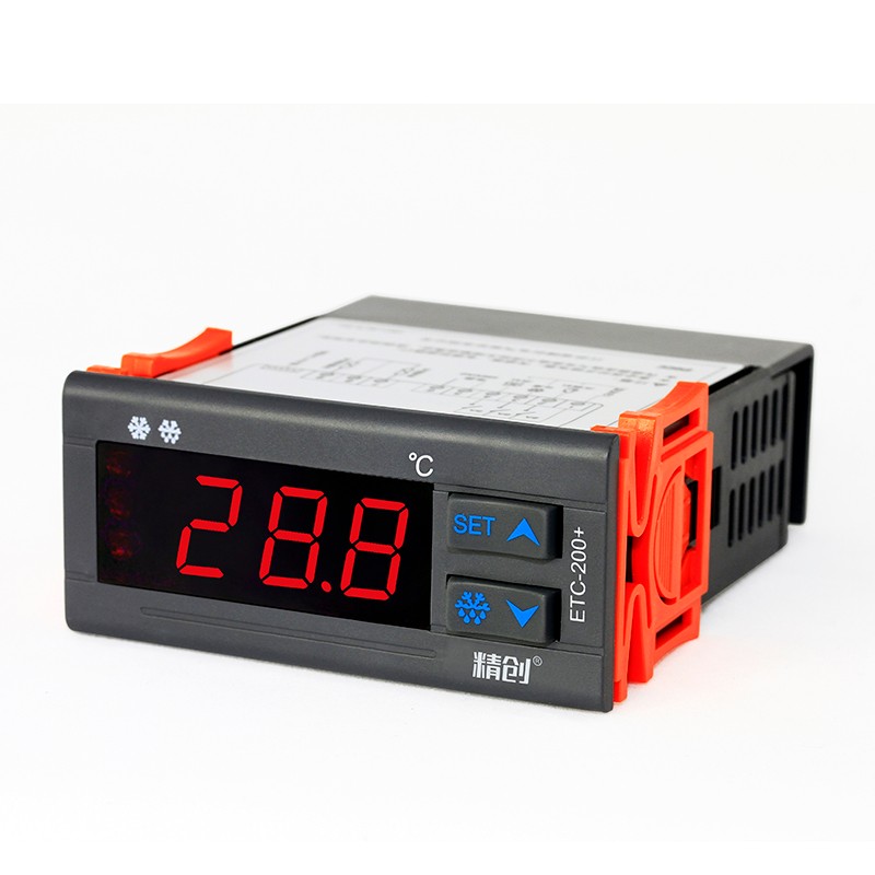 精创温控器ETC-200+密码锁功能制冷化霜带传感器