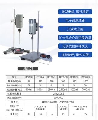 力辰电动搅拌器増恒速小