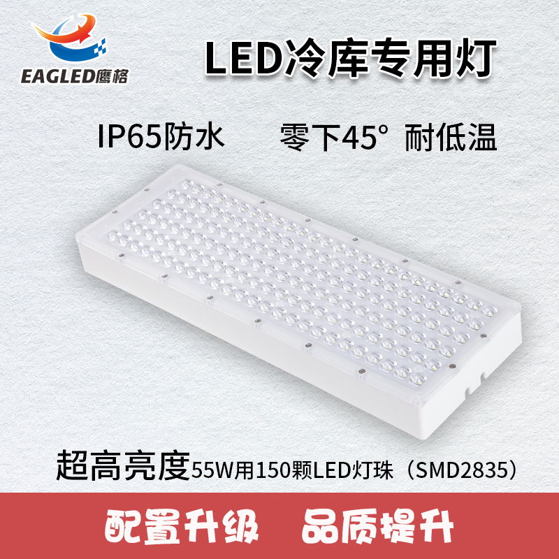 鹰格EAGLED-ZK-503防潮防水灯55W冷库灯30-100㎡内仓库办公专用灯