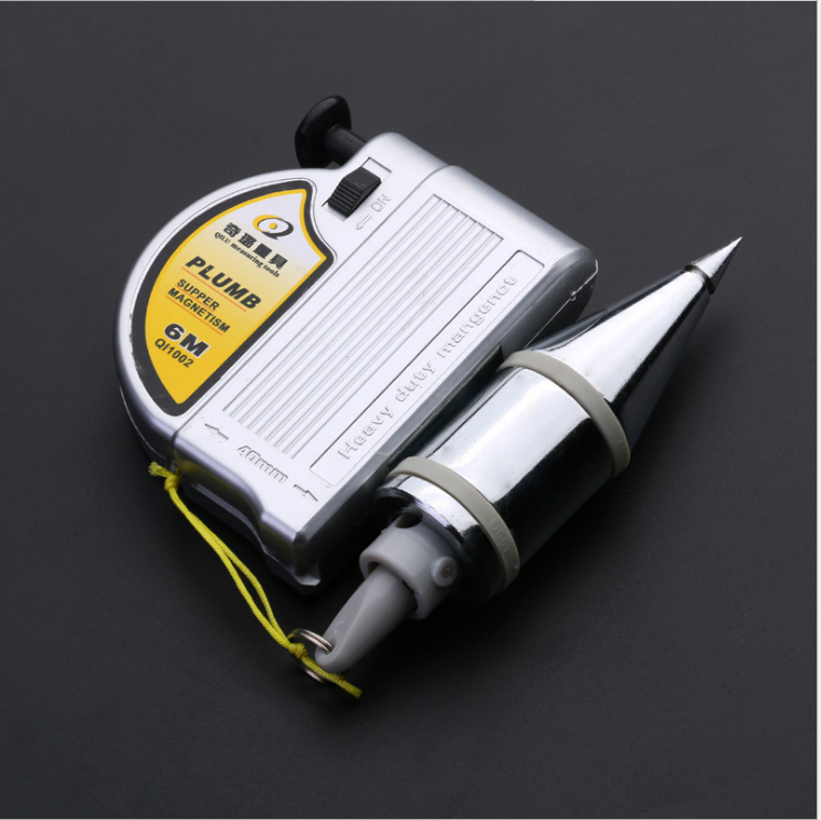 磁力线坠米自动收吊锤木