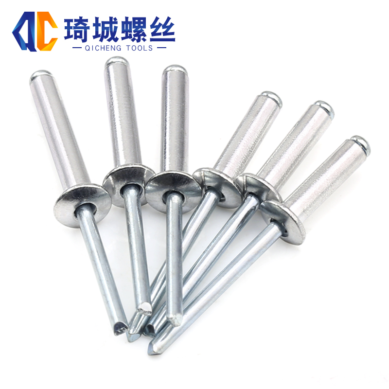 铝圆头抽芯铆钉拉柳开口