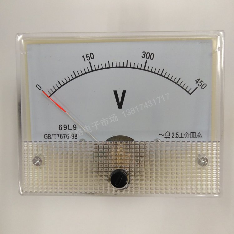 69L9-450V  交流指针式 电压表 250V  300V