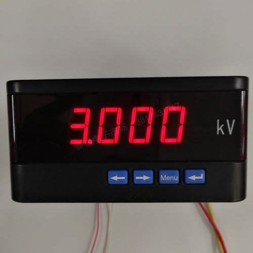 SX48 3KV/1MA 数显直流电压表 5KV/DC100uA数字显示DC10KV/100UA