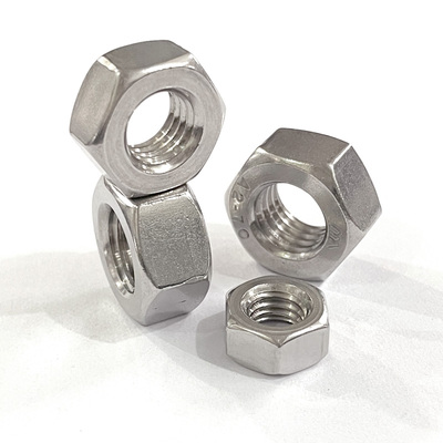 304不锈钢316六角螺母DIN934六角螺丝帽 螺帽 M2-M4-M5-M6M8--M33