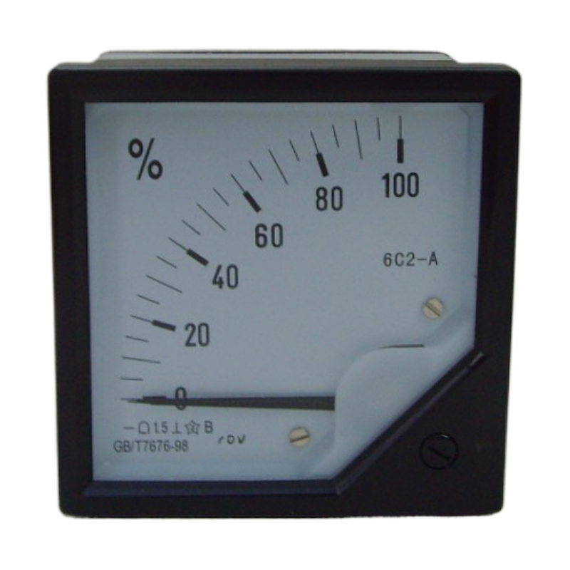 6C2-100%指针式开度表百分比仪表DC10V 20mA 4-20mA
