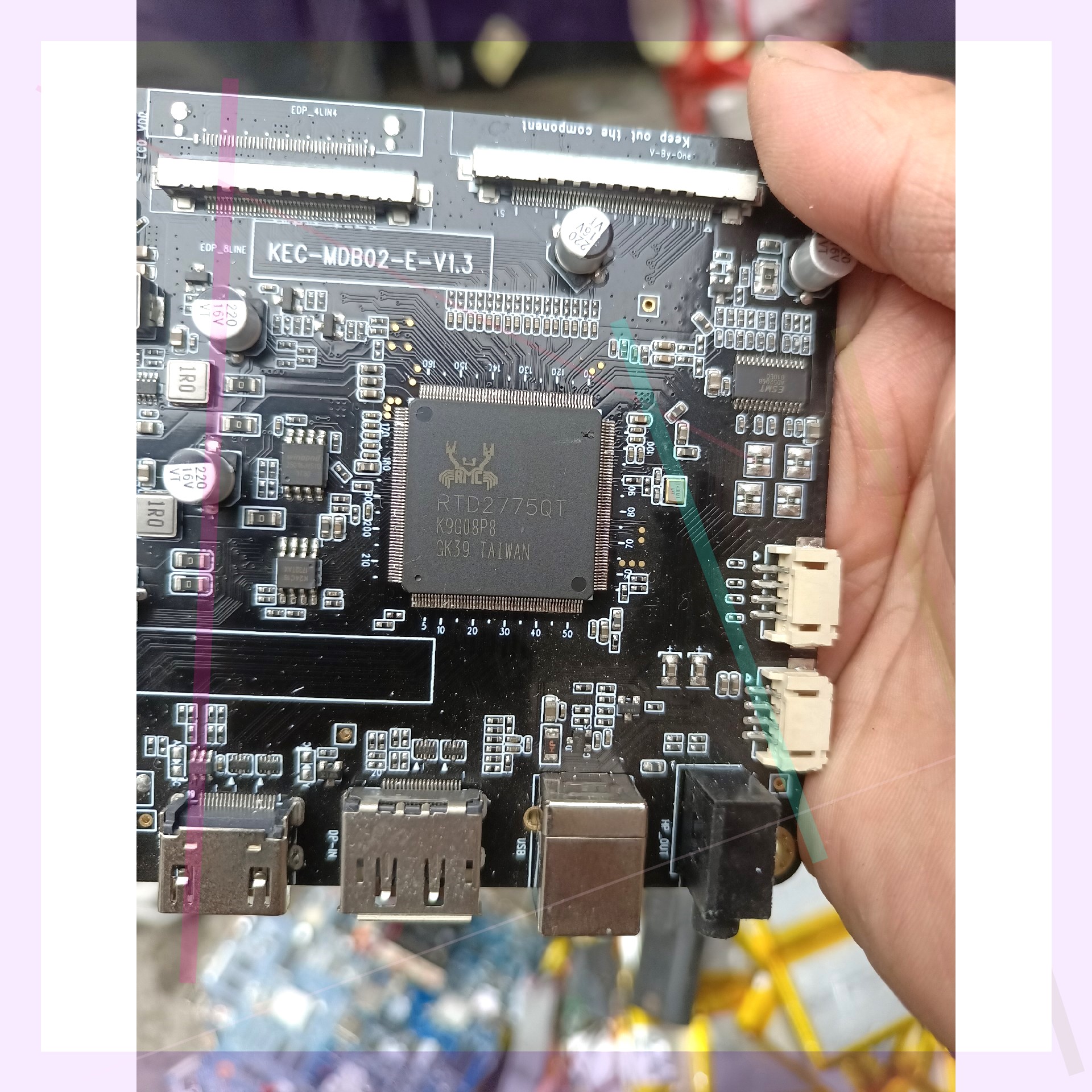 驱动板，RTD2775QT有十二张，