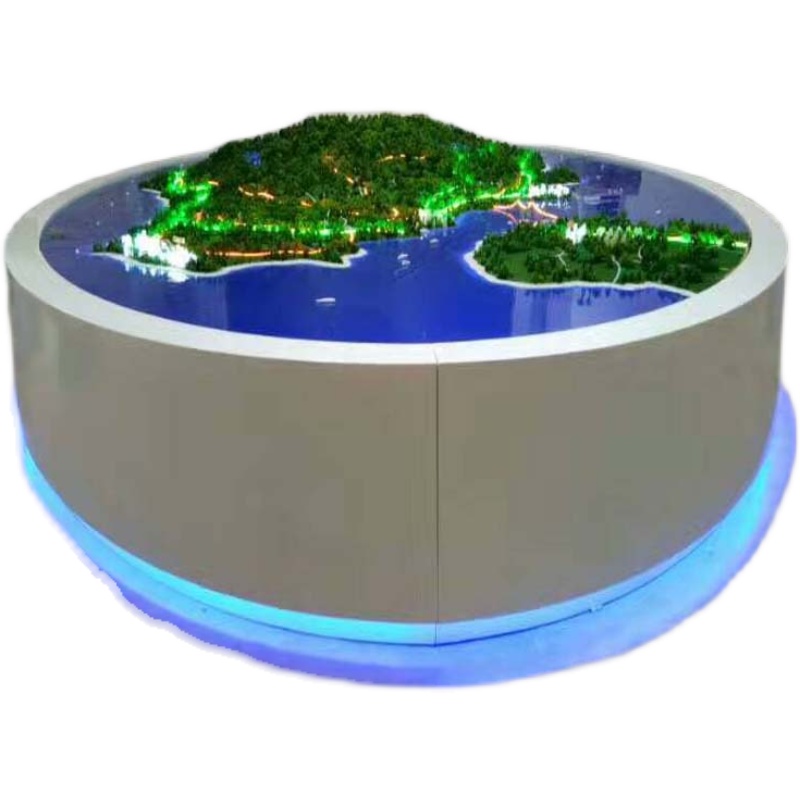 地图投影城市沙盘制作模