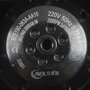 063A AA10 包邮 全新艾弗洛 60W交流后倾式 B2E190 0.27A 新款 220V