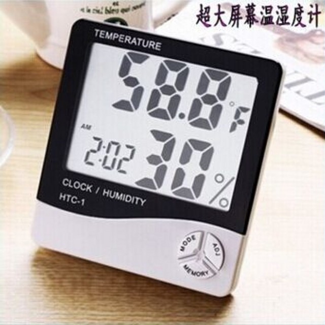 湿度计室内温家用表闹钟