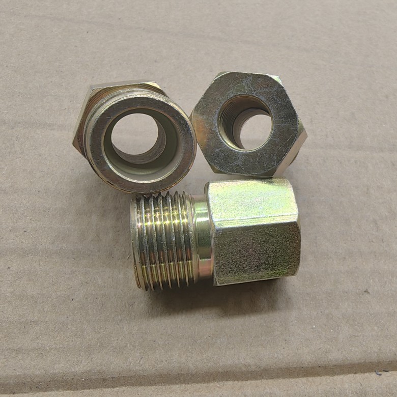 外丝凹口转内氮气管接头