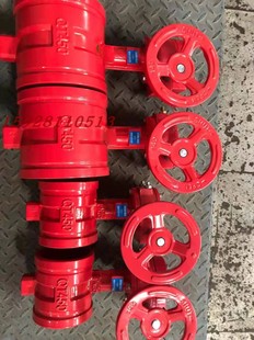 涡轮沟槽蝶阀 16卡箍蝶阀阀门DN50 沟槽蝶阀 D381X 100