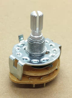 全新 RS25波段开关 2刀5档 换档位旋转开关 柄长20MM 切换开关