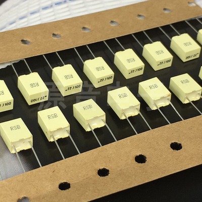 AV 0.22UF100V RSB薄膜电容100V0.22U无极电容224 220nF脚距5mm