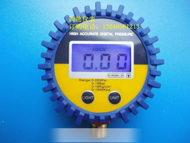 经济型数字水压表显电池