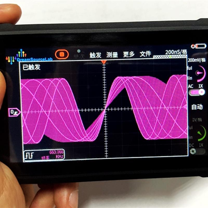 璞石便携式触屏示波器手