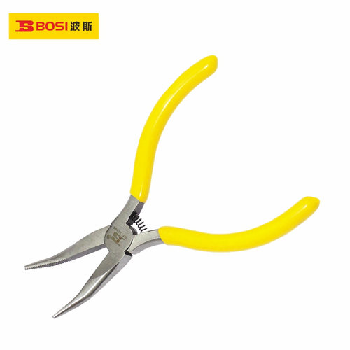 波斯工具迷你弯嘴钳尖寸