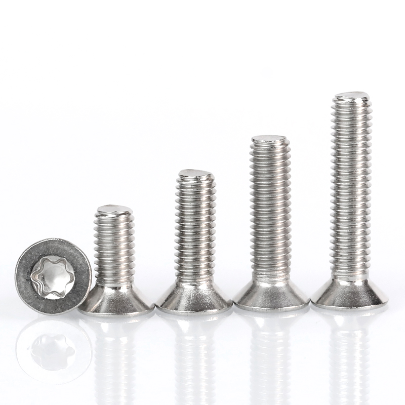 不锈钢沉头平内梅花螺丝