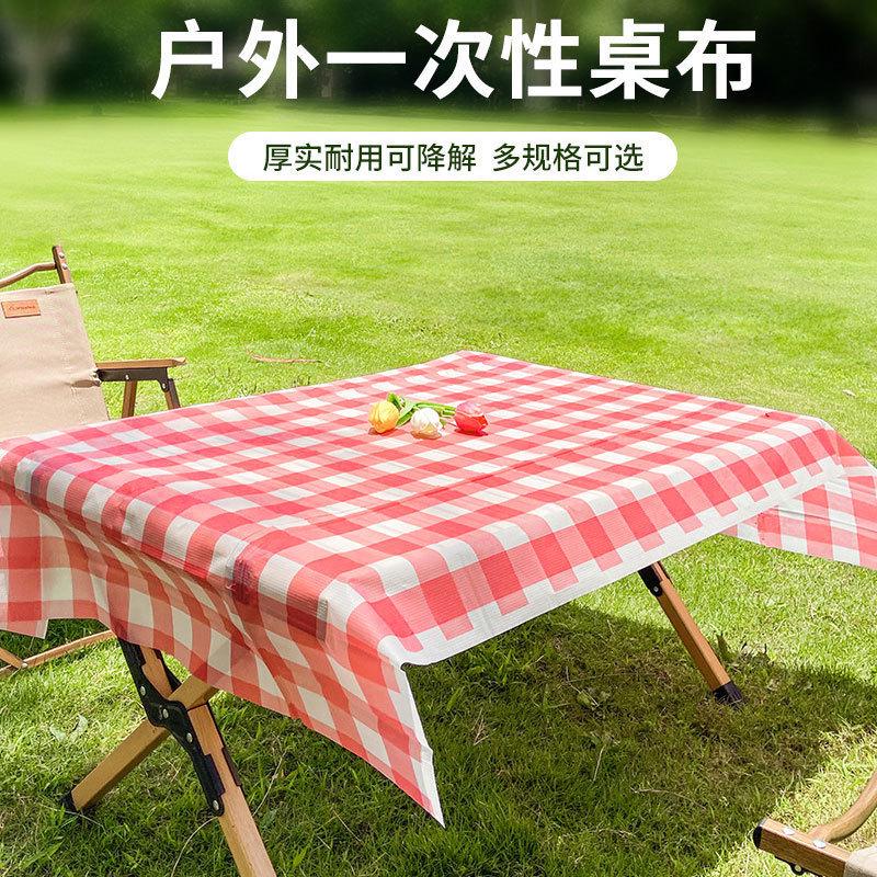 一次性野餐垫桌布塑料加