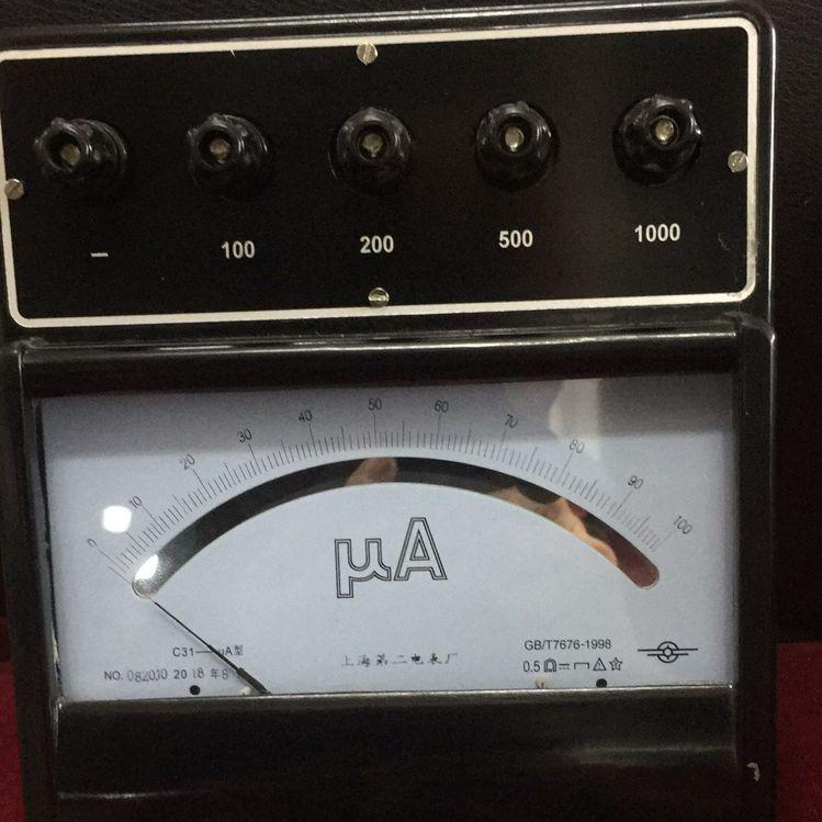 C31型直流微安表 C31-uA 50uA 1000uA 1500uA 0.5级直流微安表