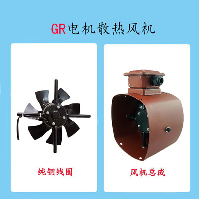 方形变频风机格兰富散热