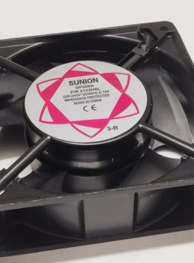 询价SUNION轴流风扇DP200A P/N2123HSL散热小风扇工业120mm机柜工
