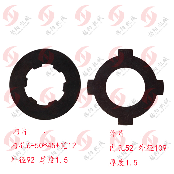 宝鸡机床/云南 摩擦片CY6140/CS6140/6150/6250车床摩擦片2192/93