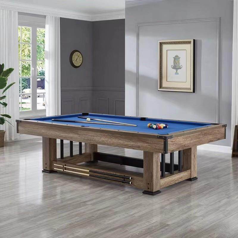 台球桌家用标准型成人美式黑八多功能三合一乒乓球室内桌球台厂家